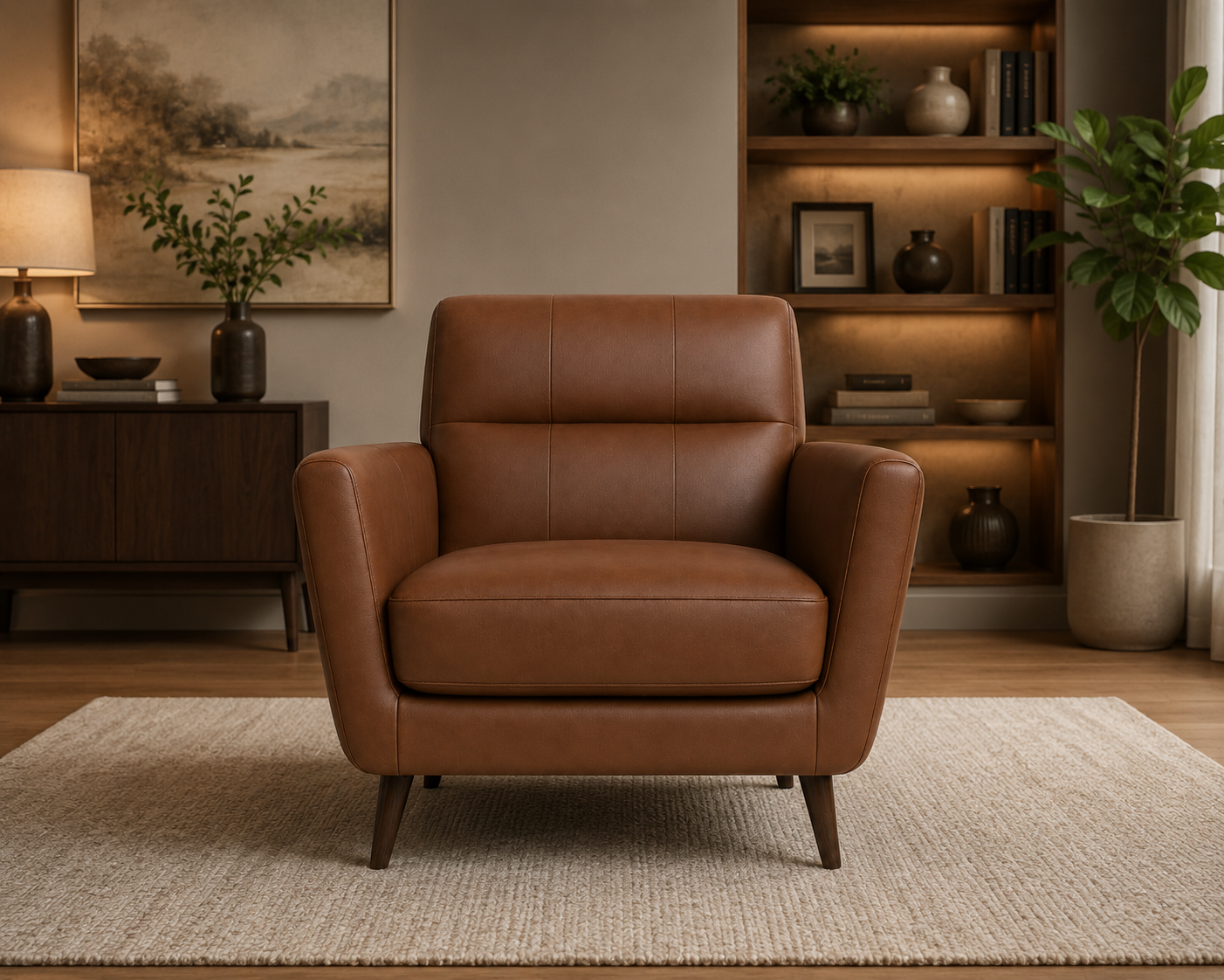 Velvet Wing Chair